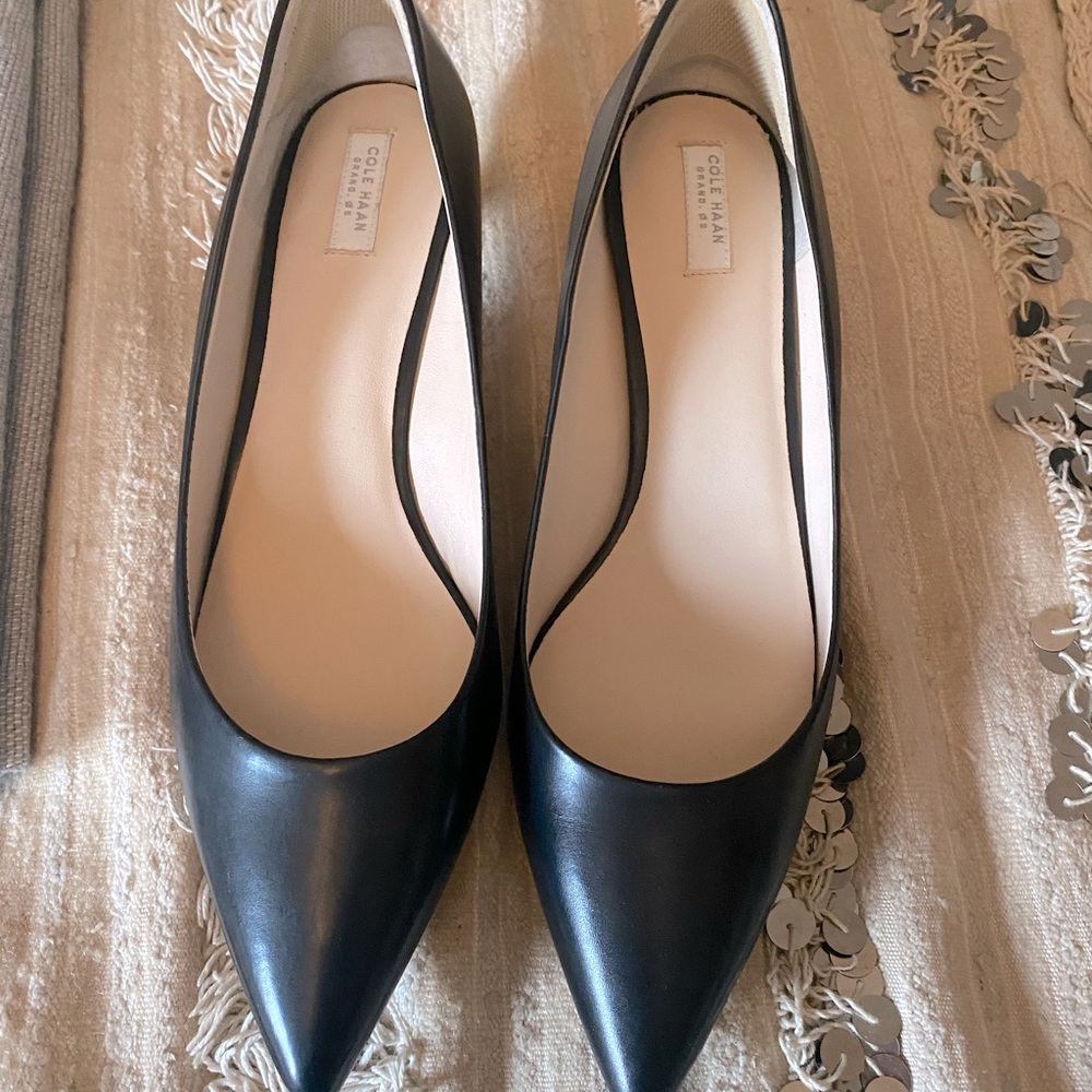 Cole Haan kitten heels (never worn)